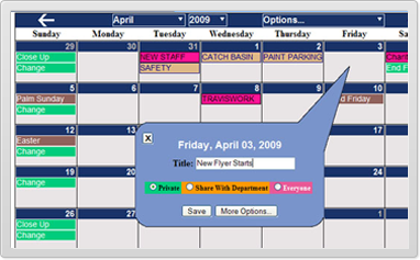 Shared Calendars